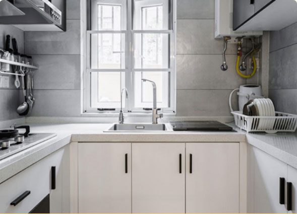 舊房老房裝修改造后廚房