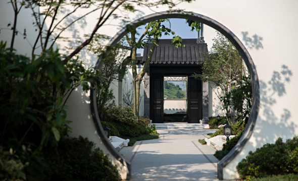 別墅大宅家裝庭院觀影