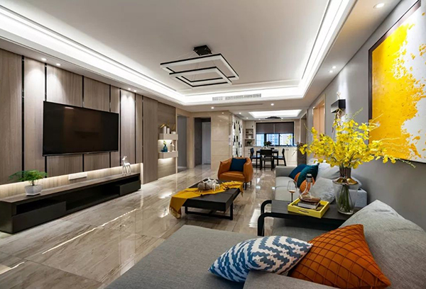 南寧翡翠時(shí)光93㎡戶型現(xiàn)代簡約裝修風(fēng)格設(shè)計(jì)方案解析