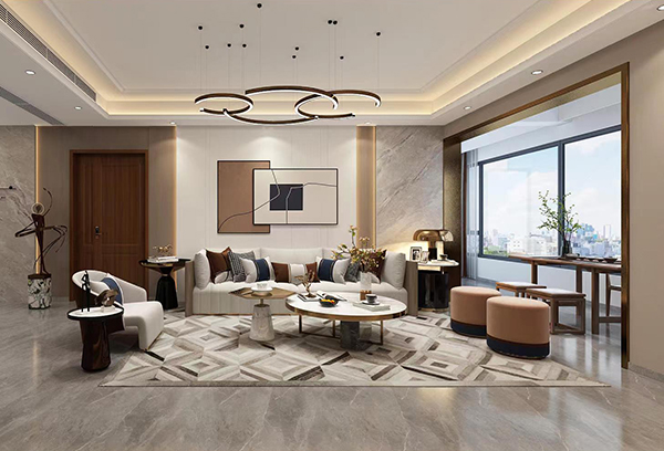 大唐盛世139㎡現(xiàn)代輕奢裝修風(fēng)格全景VR