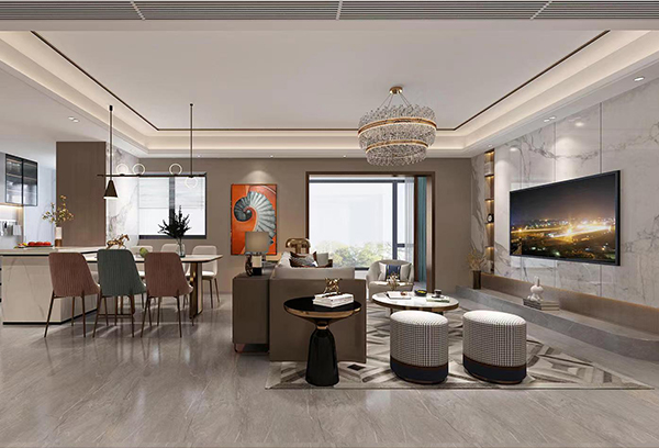 南寧霖峰壹號143㎡現(xiàn)代輕奢裝修風(fēng)格全景VR	