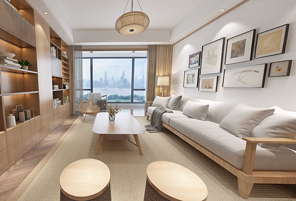 南寧廣電嘉園126㎡平層日式裝修風(fēng)格全景VR