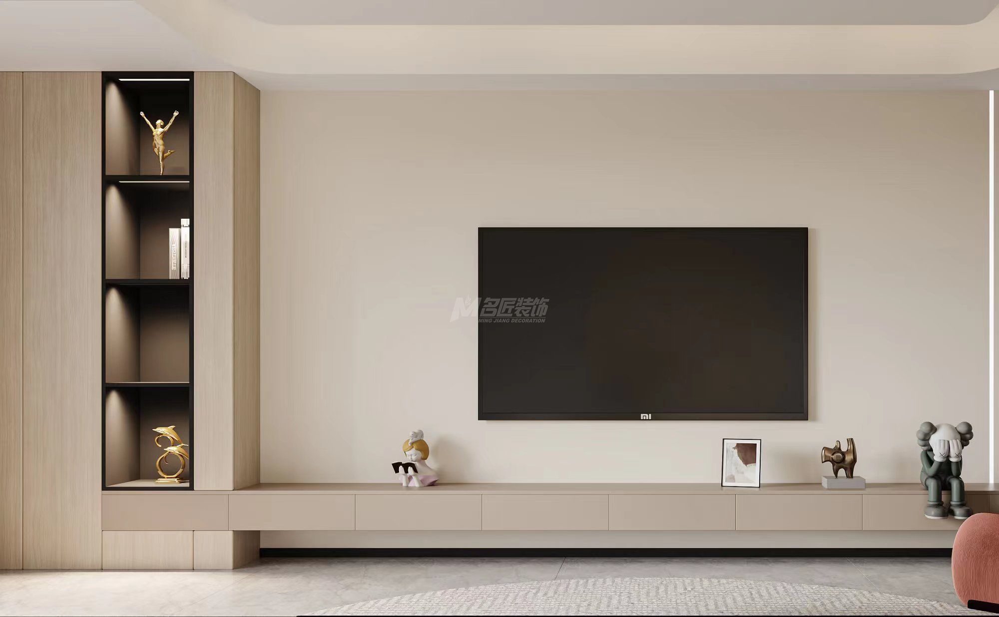 南寧廣源華府128㎡客廳現(xiàn)代簡(jiǎn)約裝修風(fēng)格效果圖