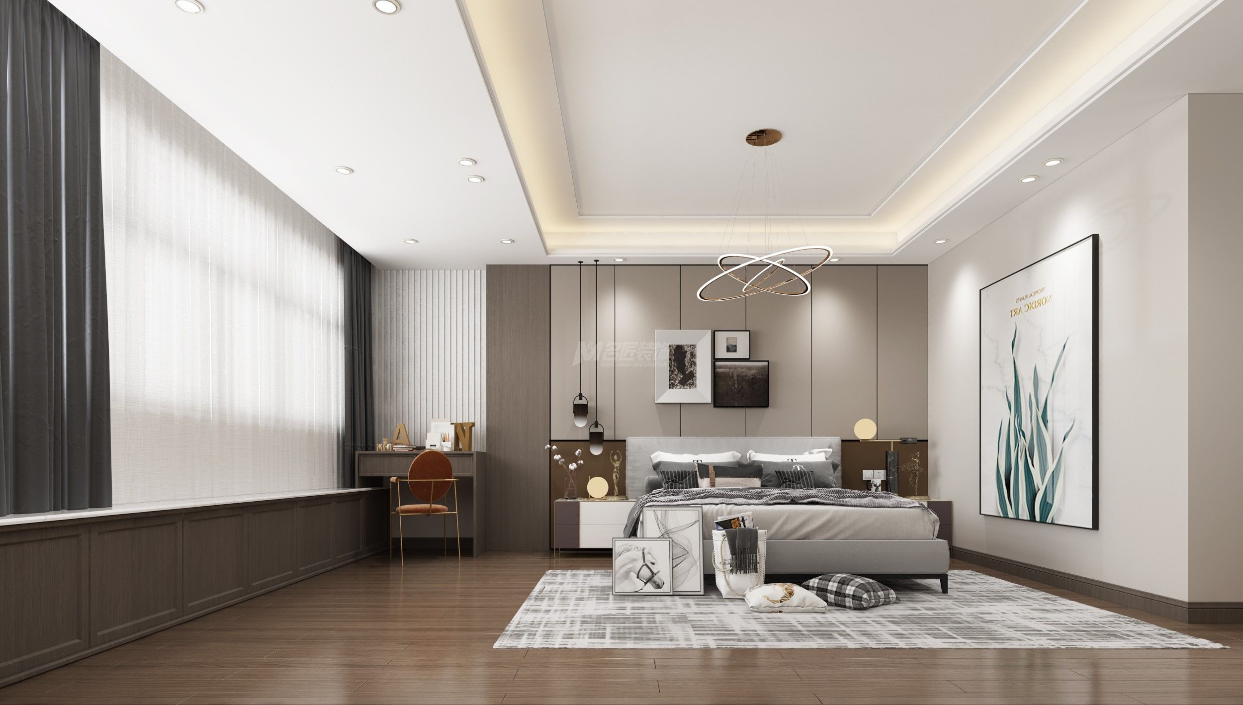 戴府330㎡兒童房現(xiàn)代簡約裝修風(fēng)格效果圖