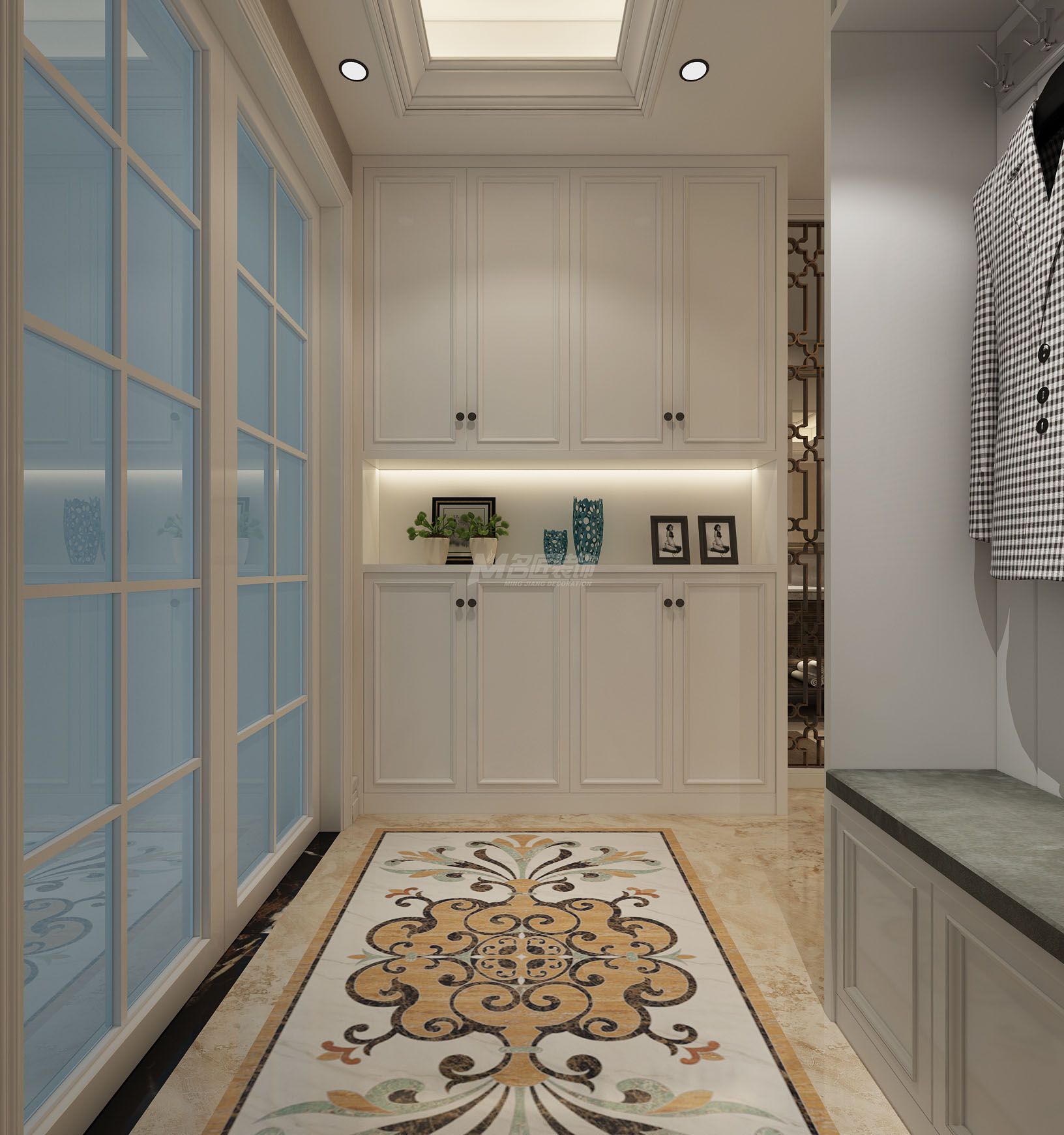 聯(lián)發(fā)君瀾169㎡玄關(guān)歐式裝修風(fēng)格效果圖