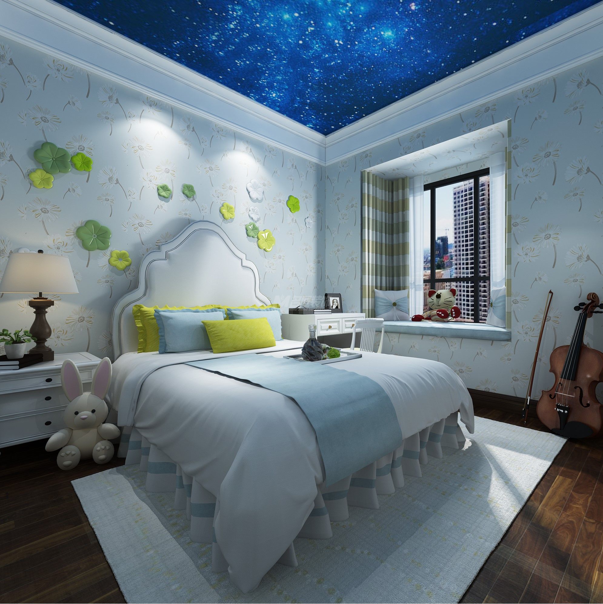 鳳嶺名園175㎡兒童房歐式裝修風格效果圖