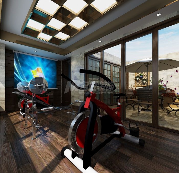 遠(yuǎn)辰山水860㎡健身房歐式裝修風(fēng)格效果圖